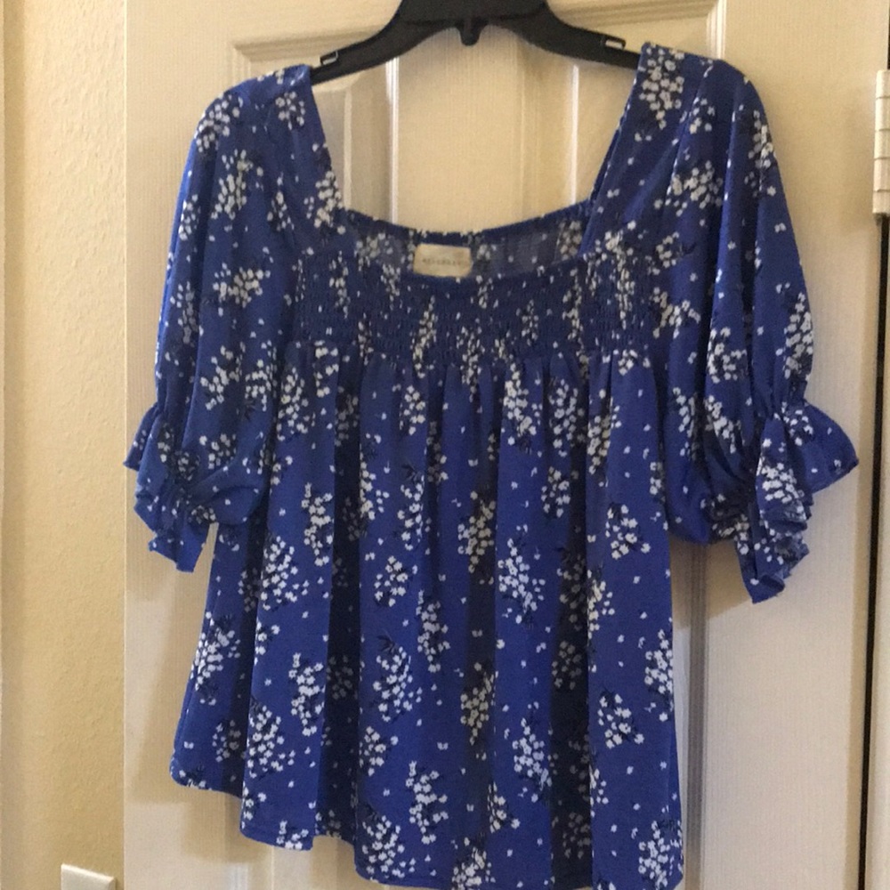Melody-Floral Top-Size-Small